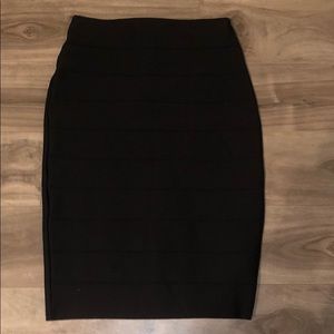 black pencil skirt